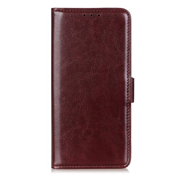 iPhone 17e / 16e Fodral Crazy Horse Läder Brun