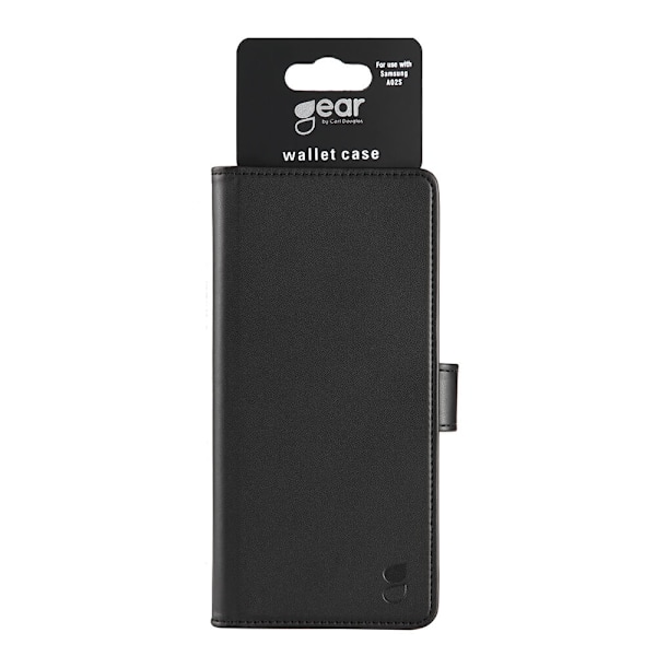 GEAR Samsung Galaxy A02s Fodral Läder Svart