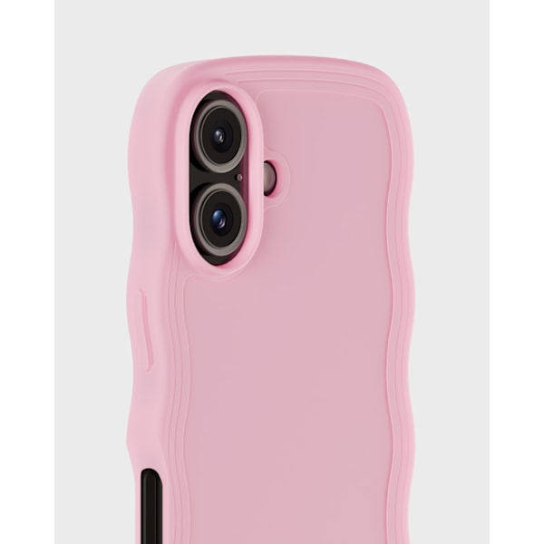 holdit iPhone 16 Skal Wavy Pink