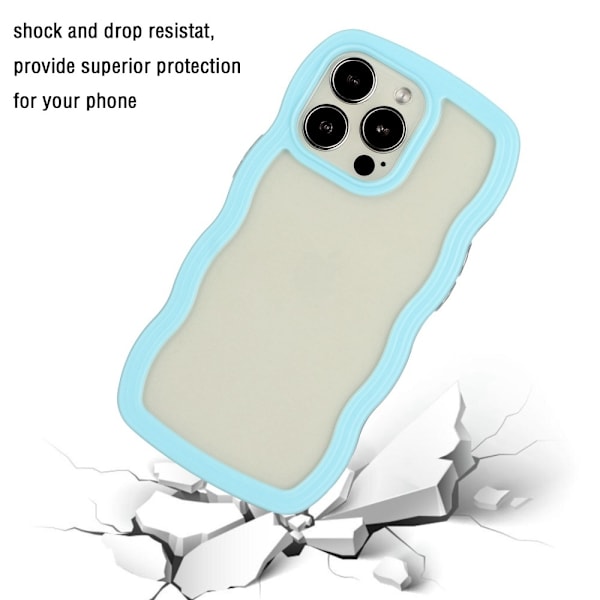 iPhone 14 Pro Max Skal Wavy Hybrid Blå