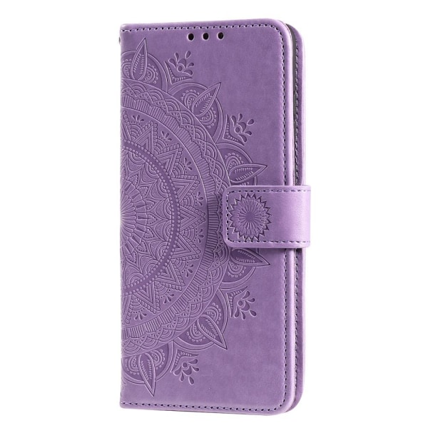 Samsung Galaxy A51 - Mandala Plånboksfodral - Lila Purple Lila