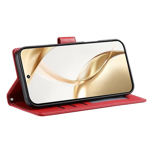 Samsung Galaxy S26 Ultra Plånboksfodral Läder Röd