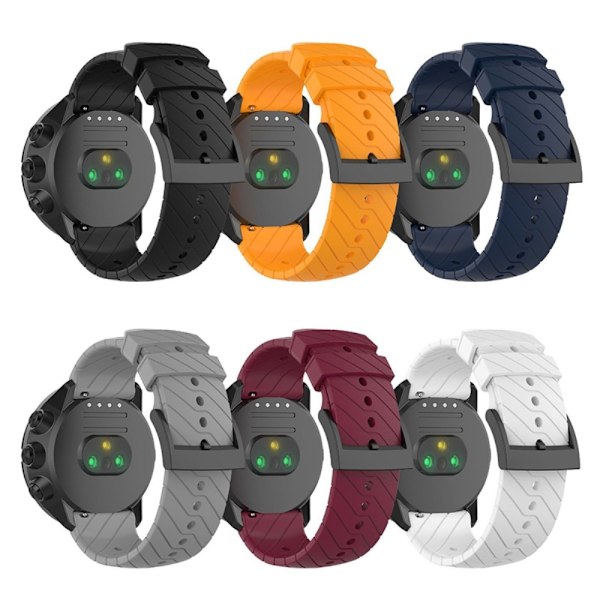Suunto Silikon Armband Twill Textur (24mm) Mörk Blå