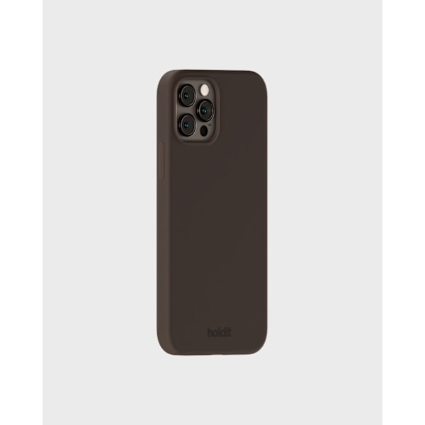 holdit iPhone 12 / 12 Pro Mobilskal Silikon Chocol