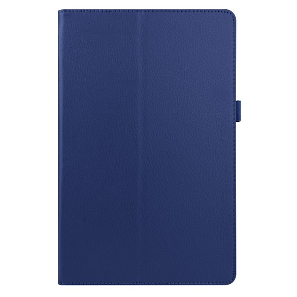 Samsung Galaxy Tab A7 10.4 Fodral Litchi läder Mörk Blå DarkBlue Mörk Blå