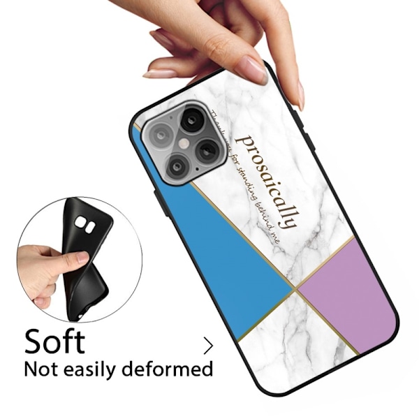 iPhone 12 / 12 Pro - Marmor TPU Skal