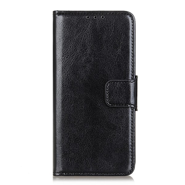 iPhone 12 Pro Max - Crazy Horse Fodral - Svart Black Svart