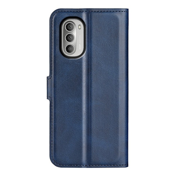 Motorola Moto G51 Fodral PU Läder Blå