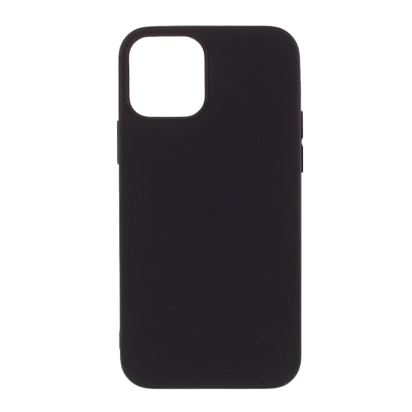 iPhone 12 Mini - Matt TPU Skal - Svart Black Svart
