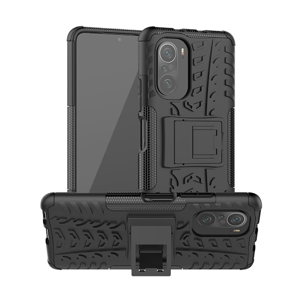 Xiaomi Mi 11i - Ultimata Stöttåliga Skalet med Stöd - Svart Svart