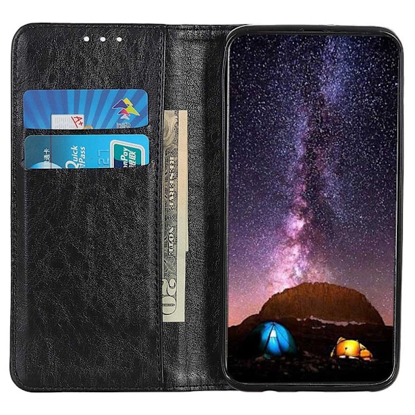 OnePlus Nord 2T 5G Fodral Flip Läder Svart