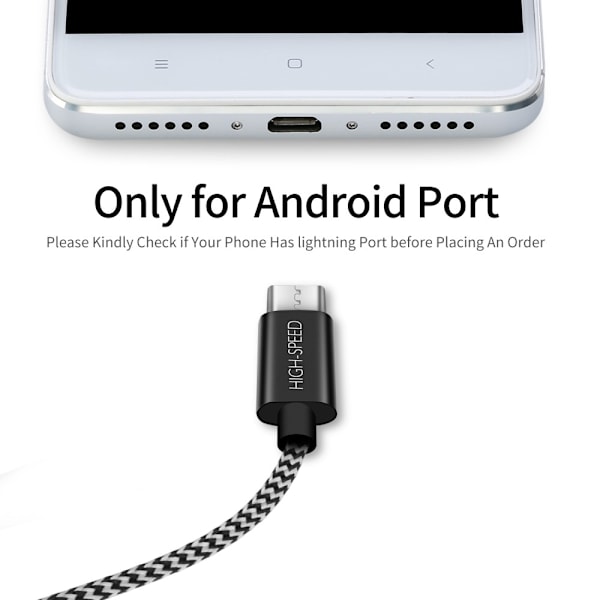 DUX DUCIS - 1 Meter MicroUSB Kabel