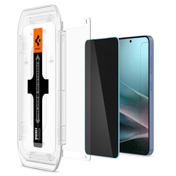 Spigen Galaxy S25/S24 2-PACK Skärmskydd GLAS.tR "Ez Fit"