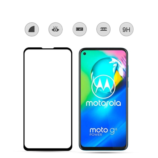 Motorola Moto G8 Power - MOCOLO Heltäckande Härdat Glas