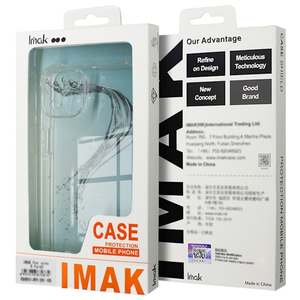 IMAK Motorola Edge 50 Pro 5G TPU Skal Transparent