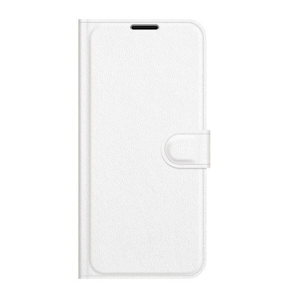 Samsung Galaxy A04s / A13 5G Fodral Litchi Läder Vit