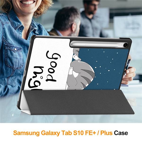 Samsung Galaxy S10 FE Plus Fodral Tri-Fold Katt