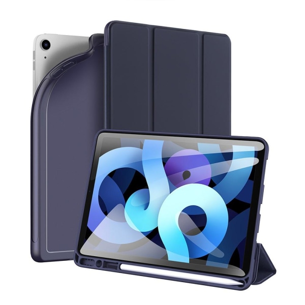 iPad Air (2020/2022) DUX DUCIS OSOM Tri-Fold Fodral Med Pennhåll Blue Blå