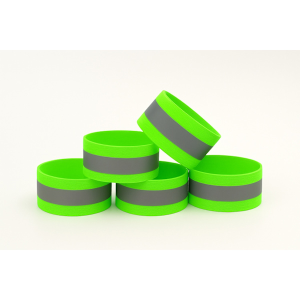Reflexarmband Neongrön - 5-Pack