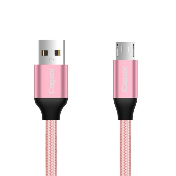 Cababi Micro USB Quick Charge 1 m - Roséguld Roséguld Roséguld
