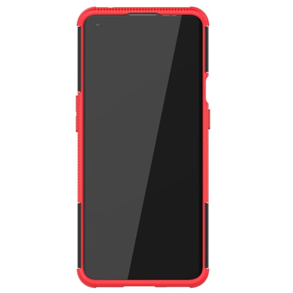 OnePlus 9 Pro - Ultimata Stöttåliga Skalet med Stöd - Röd Red Röd