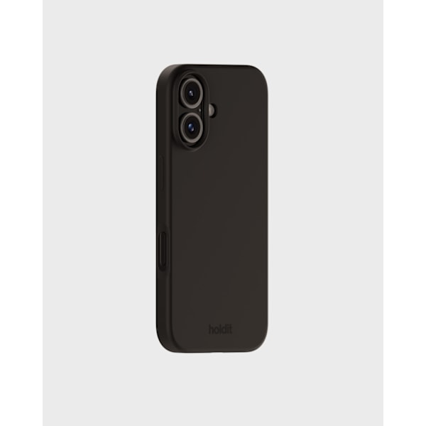 holdit iPhone 16 Mobilskal Silikon Svart