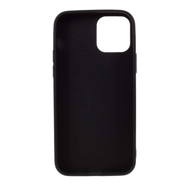 iPhone 12 Mini - Matt TPU Skal - Svart Black Svart