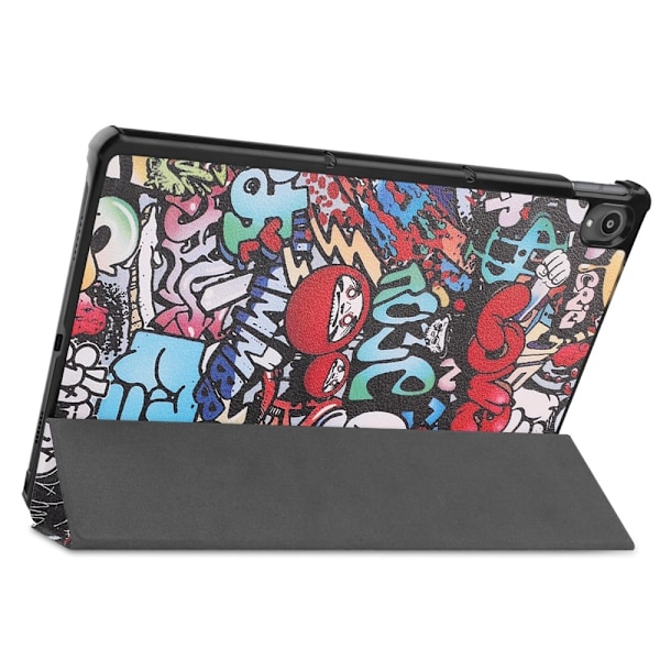 Lenovo Tab P11 / P11 Plus - Tri-Fold Läder Fodral - Graffiti