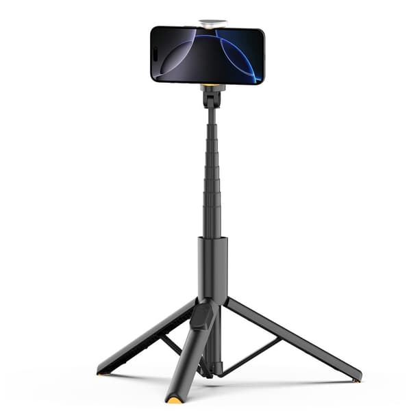 Tech-Protect 146 cm Bluetooth Selfiestick Tripod Svart