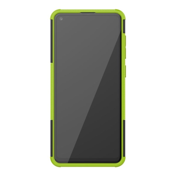 Samsung Galaxy A21s - Ultimata Stöttåliga Skalet med Stöd - Grön Green Grön