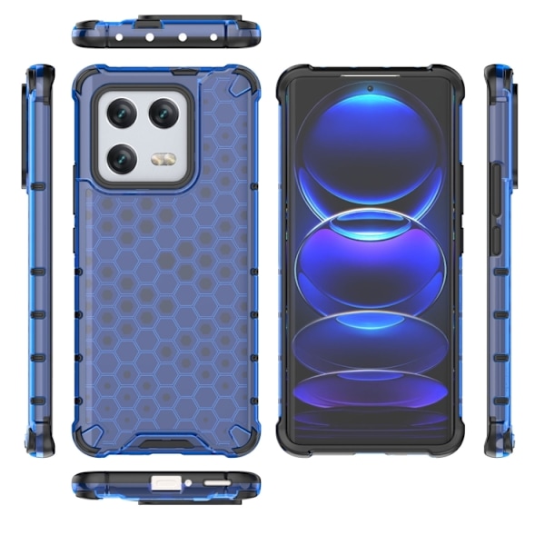 Xiaomi 13 Pro 5G Skal Shockproof Honeycomb Textur Blå