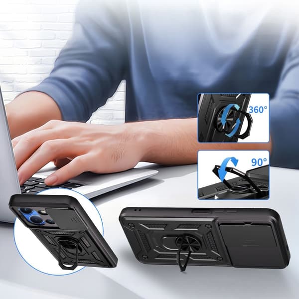 Tech-Protect Xiaomi Redmi 15C 4G Skal CamShiled Pro Svart
