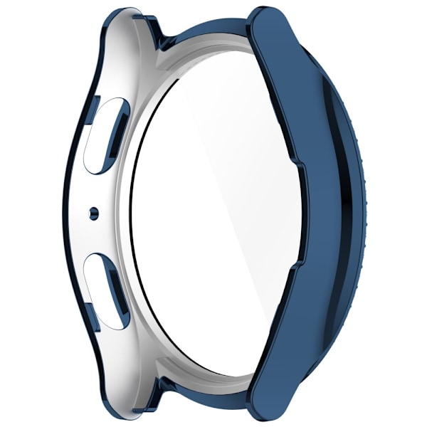 Galaxy Watch 7 44 mm Skal Med Skärmskydd Strass Mörk Blå