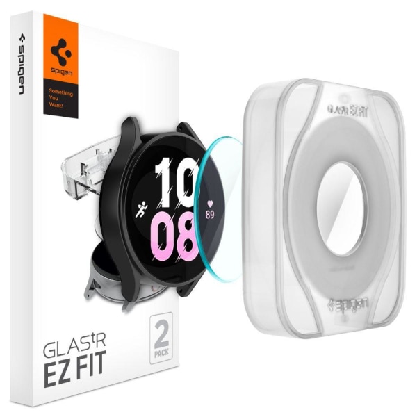 Spigen Galaxy Watch 5 Pro 45mm 2-PACK "Ez Fit" Glas.tR Skärmskydd