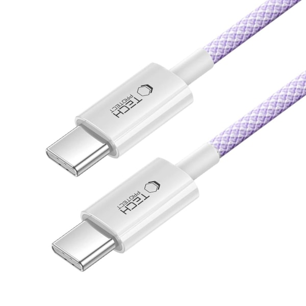 Tech-Protect 2m 60W/3A PD USB-C - USB-C Kabel UltraBoost Mauve