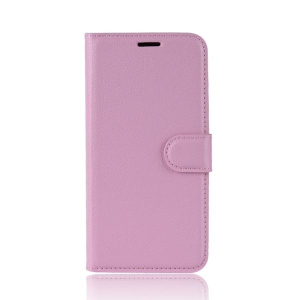 Nokia 9 PureView - Litchi Plånboksfodral - Ljus Rosa LightPink Ljus Rosa