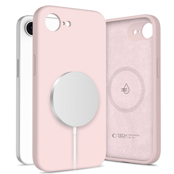 Tech-Protect iPhone 17e / 16e Skal MagSafe Liquid Silicone