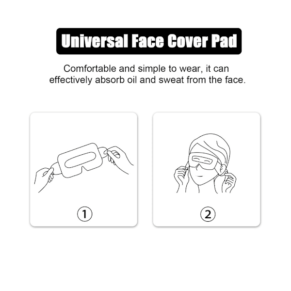 100-PACK Engångs VR Ansiktsmask