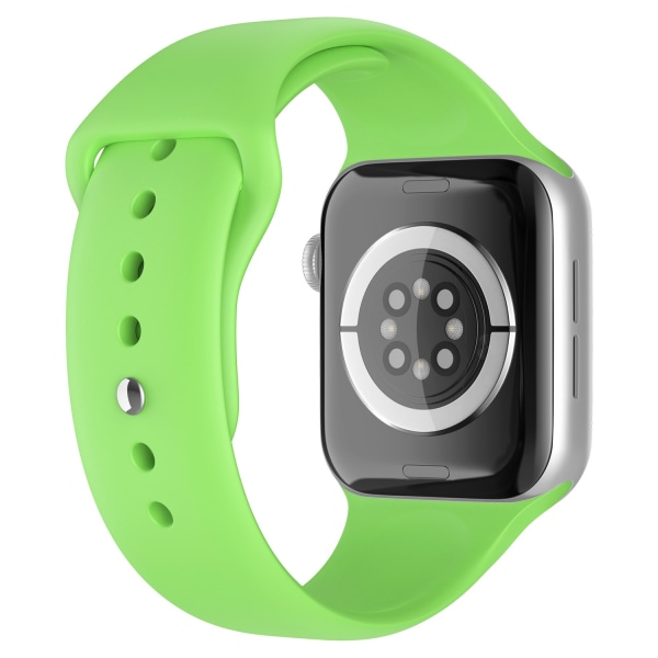 Apple Watch 38/40/41 mm Silikon Armband (S/M) Grön