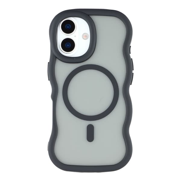 iPhone 17 Skal MagSafe Wavy Matt Svart