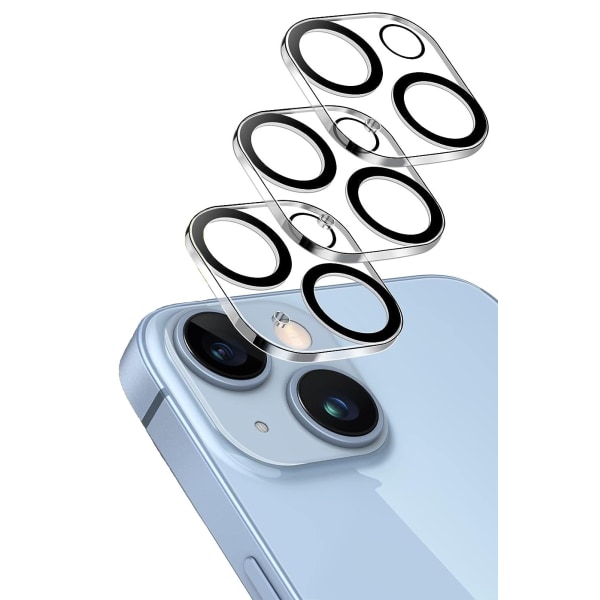 [3-Pack] iPhone 15/15 Plus Linsskydd I Härdat Glas
