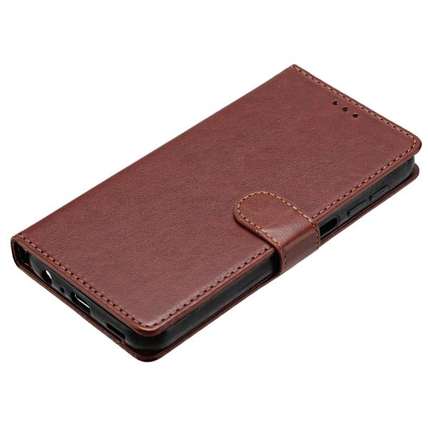 Xiaomi Redmi Note 14 5G Plånboksfodral Läder Brun