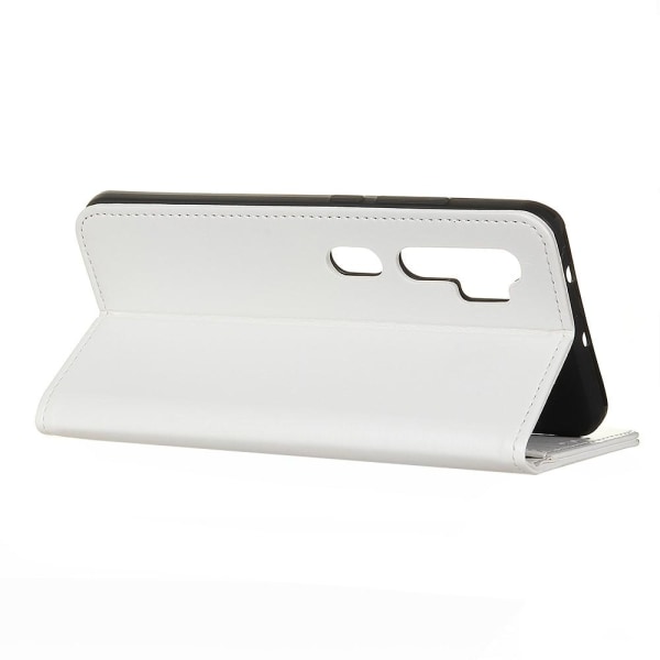 Xiaomi Mi Note 10 / Note 10 Pro - Vintage Plånboksfodral - Vit White Vit