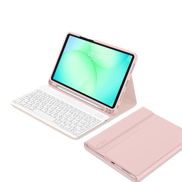 Tech-Protect Galaxy Tab A11 Plus/A9 Plus Fodral SC Tangentbord Rosa