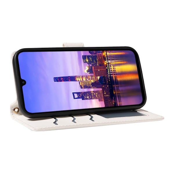 Samsung Galaxy A16 / A26 5G Fodral Rhombus Läder Vit