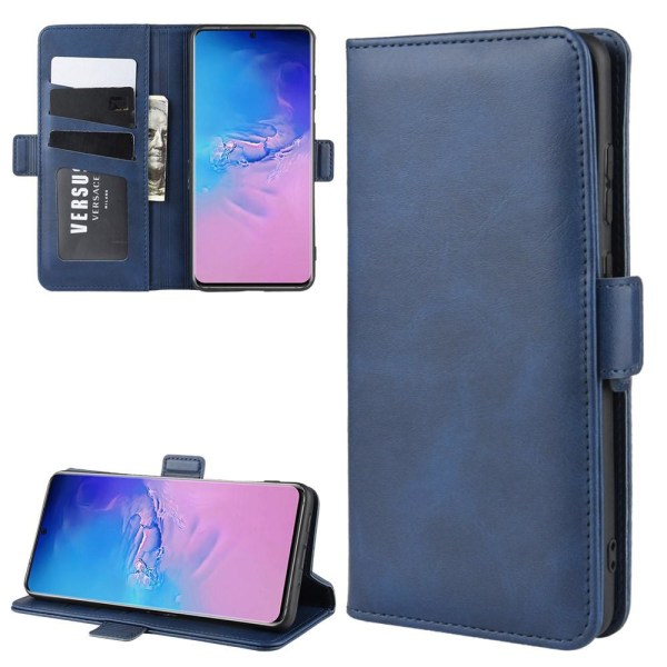 Samsung Galaxy S20 Ultra - Plånboksfodral - Mörk Blå DarkBlue Mörk Blå