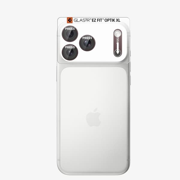 Spigen iPhone 18 Pro Max Linsskydd Optik Pro XL GLAS.tR 'Ez Fit'