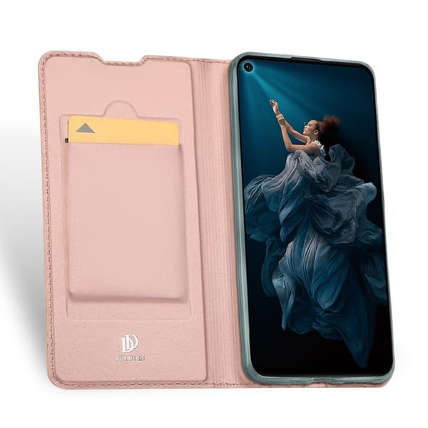Honor 20 Pro - DUX DUCIS Plånboksfodral - Roséguld Roséguld