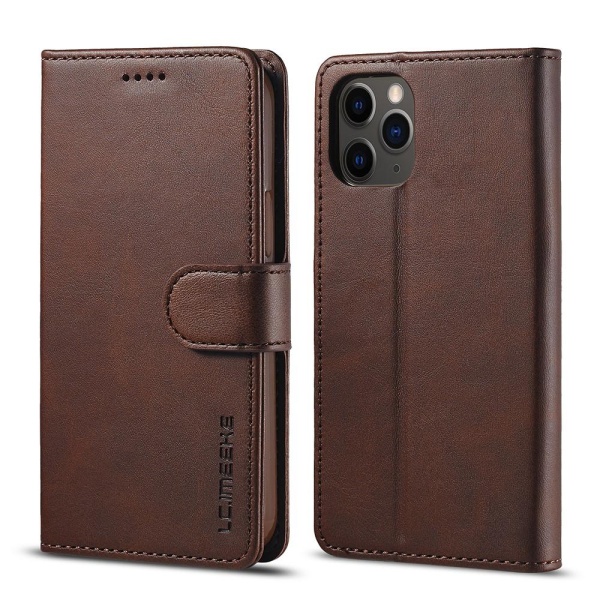 iPhone 12 / 12 Pro - LC.IMEEKE Fodral - Brun Brown Brun