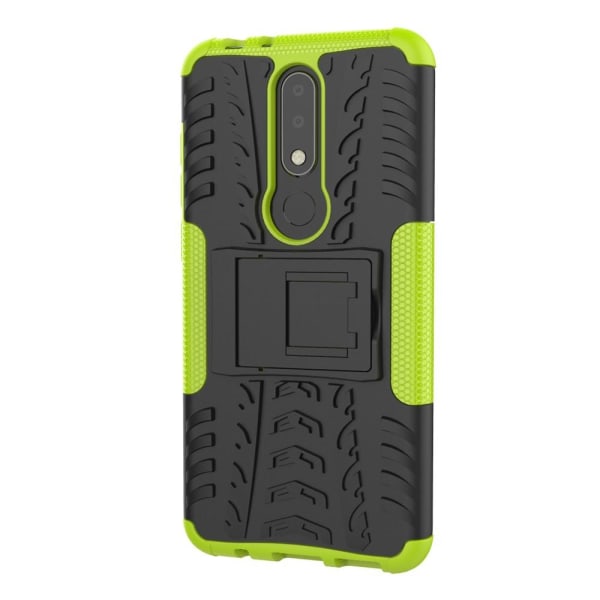 Nokia 5.1 Plus - Ultimata stöttåliga skalet med stöd - Grön Green Grön